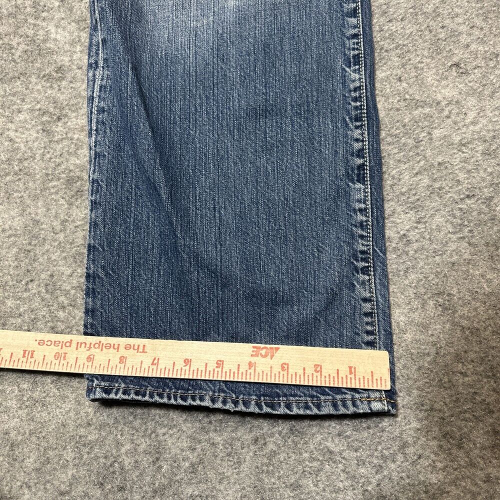 Vintage Ralph Lauren Ashmore Original Fit Distressed Jeans Men's Size 38x32 Blue - Picture 6 of 10